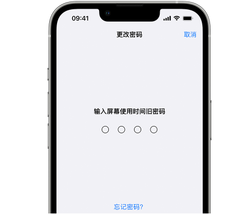 文成iPhone屏幕维修分享iPhone屏幕使用时间密码忘记了怎么办 