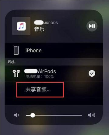 文成苹果14音频维修点分享iPhone14音频共享设置方法 